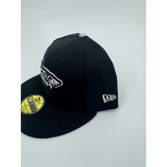 New Era 59FIFTY Hat Club Robo Mako Shark Fitted Hat Black Grey 7 3/4 70691977 - Picture 2 of 7